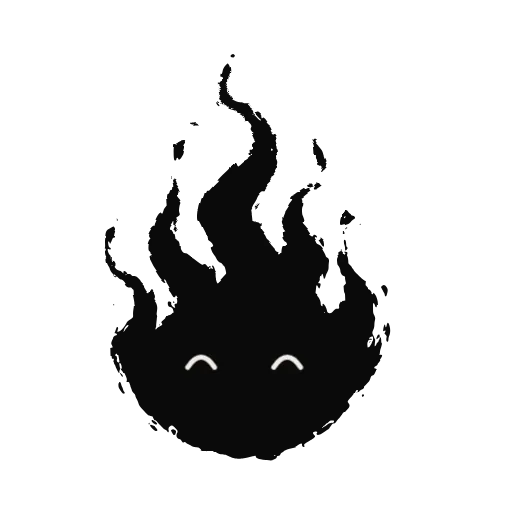 Marciano negro feliz, sticker animado