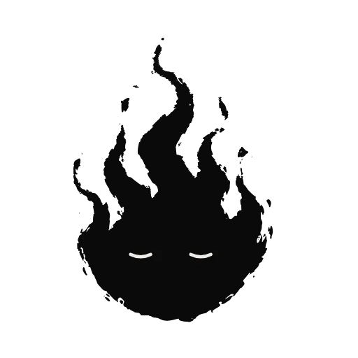 Marciano negro dormir, sticker animado