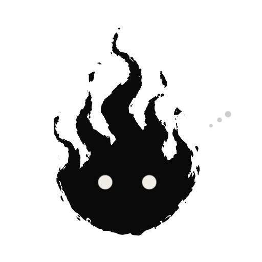 Marciano negro pensando, sticker animado